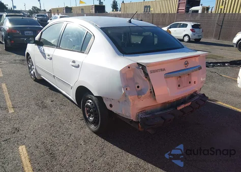 2012 Nissan Sentra 2.0 S from USA, damaged, VIN 3N1AB6AP2CL622445